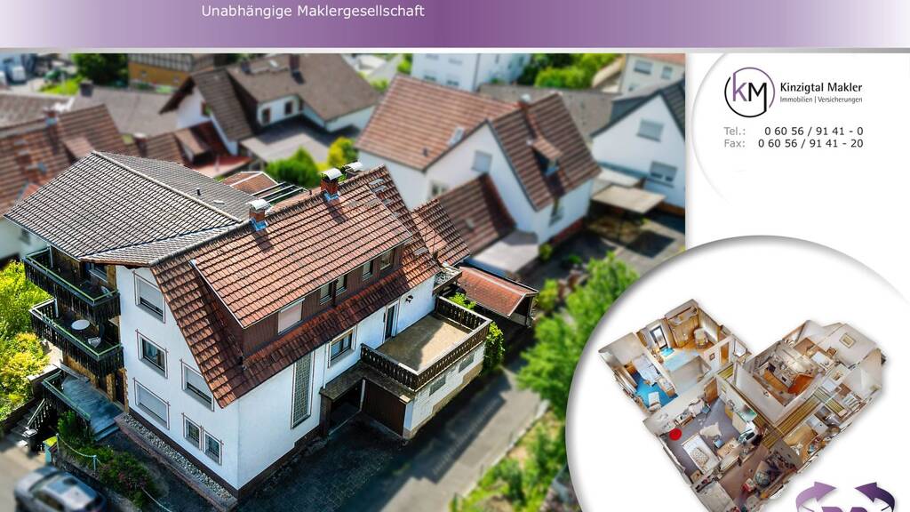 Einfamilienhaus zum Kauf 315.000 € 9 Zimmer 202 m² 432 m² Grundstück Bad Orb 63619