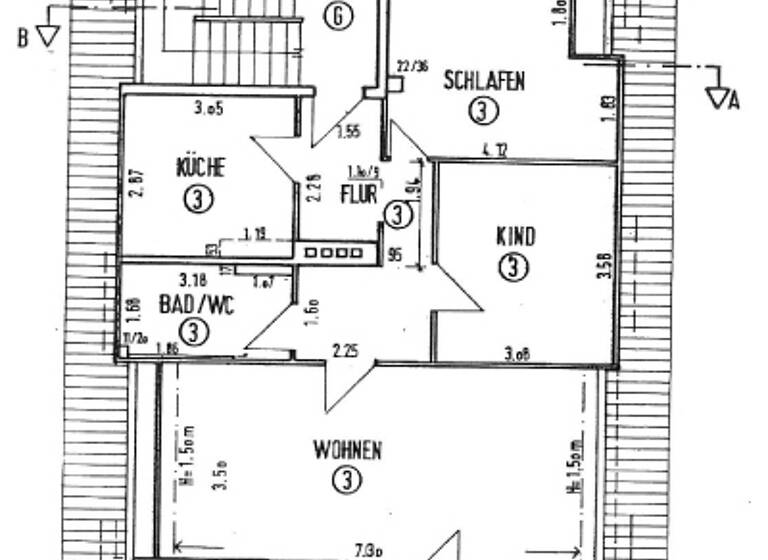 Wohnung zur Miete 695 € 3 Zimmer 76 m² Geschoss 1/3 frei ab sofort Düvelsbrook 1 Plön 24306