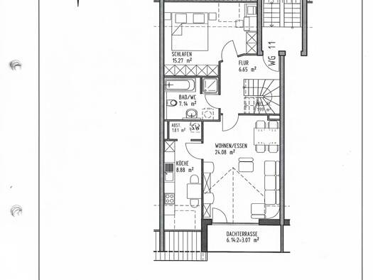 Wohnung zur Miete 1.050 € 3 Zimmer 88,2 m² Geschoss 1/2 frei ab 14.12.2026 Laubeltweg Schriesheim Schriesheim 69198