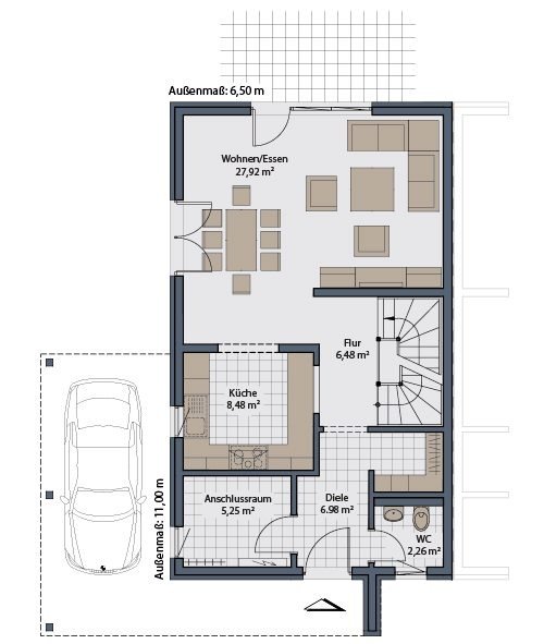 Doppelhaushälfte zum Kauf provisionsfrei 815.754 € 7 Zimmer 155 m²<br/>Wohnfläche 416 m²<br/>Grundstück Rust 77977