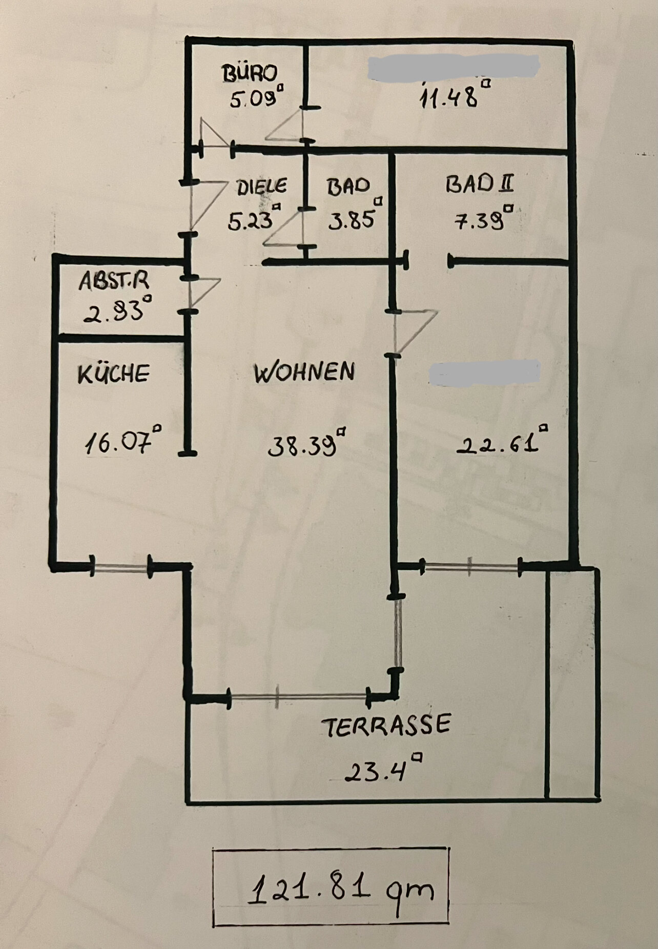 Terrassenwohnung zum Kauf provisionsfrei 395.000 € 3 Zimmer 123 m²<br/>Wohnfläche 2.<br/>Geschoss Am Weinberg 41 Karthäuserstraße Kassel 34117