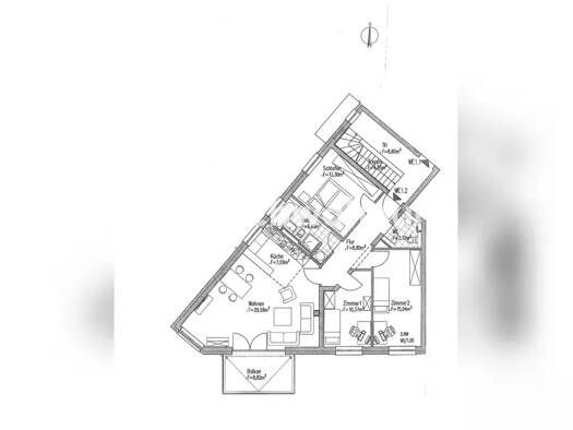 Wohnung zur Miete Tauschwohnung 890 € 4 Zimmer 98 m² 1. Geschoss Bornstedt Potsdam 14469
