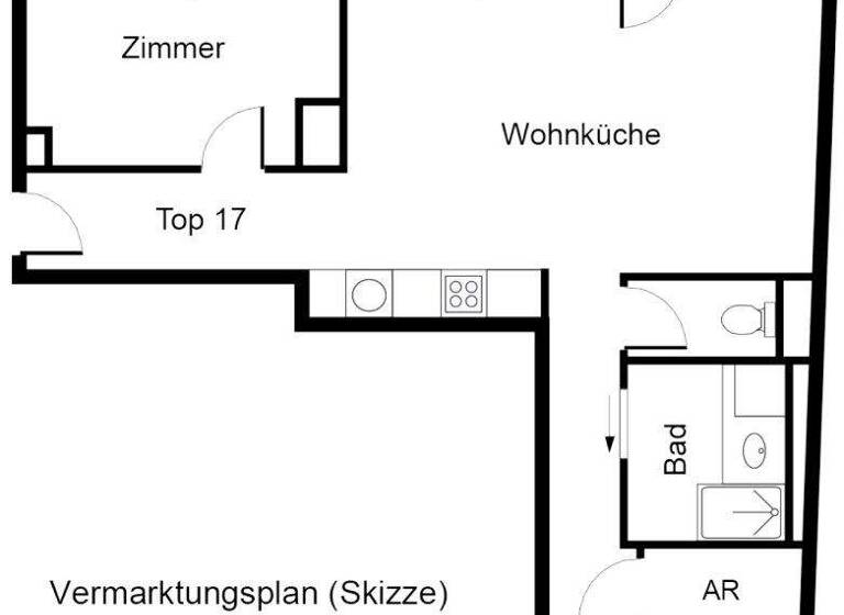 Wohnung zum Kauf - Erstbezug 469.000 € 2 Zimmer 53,6 m² 4. Geschoss Wien 1170