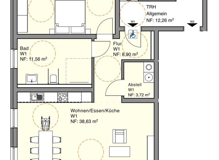 Wohnung zum Kauf - Erstbezug provisionsfrei 439.000 € 2 Zimmer 85,2 m² 1. Geschoss frei ab sofort Winningen 56333