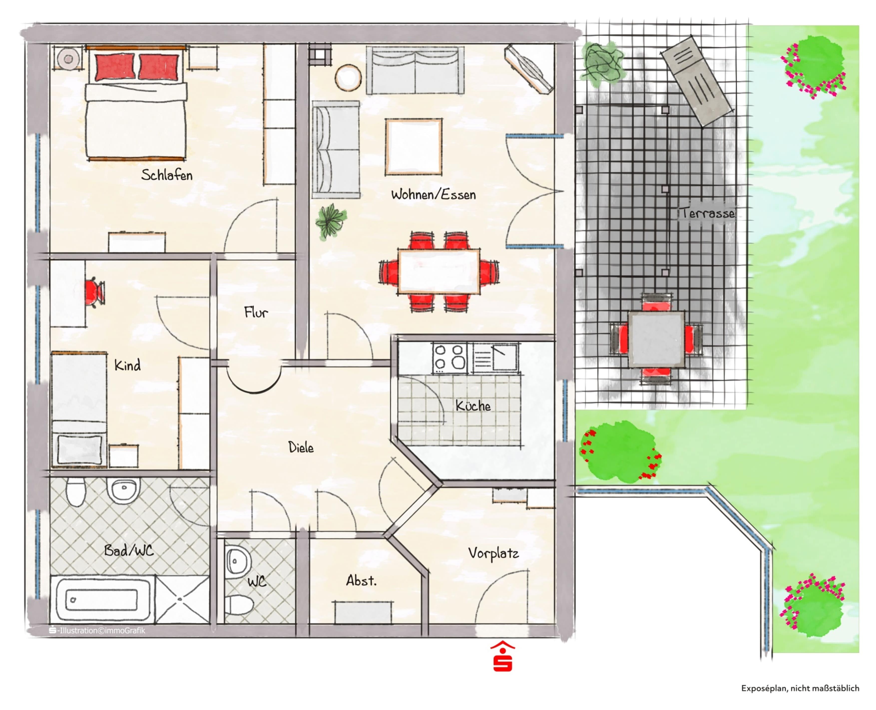 Wohnung zum Kauf 315.000 € 3 Zimmer 83 m²<br/>Wohnfläche Eltersdorf Erlangen 91058