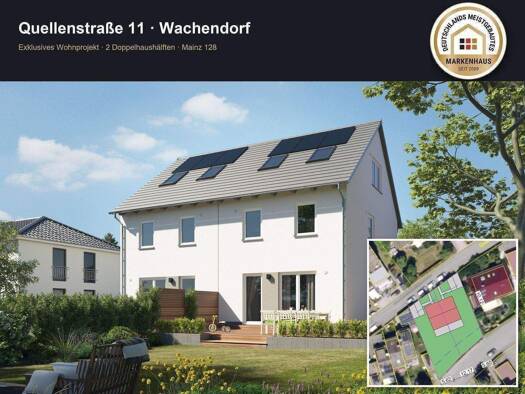Doppelhaushälfte zum Kauf provisionsfrei 671.113 € 6 Zimmer 149 m² 335 m² Grundstück frei ab sofort Quellenstraße Wachendorf Cadolzburg 90556
