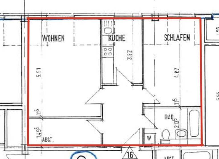 Wohnung zur Miete 490 € 2 Zimmer 59,5 m²<br/>Wohnfläche Coswig 01640