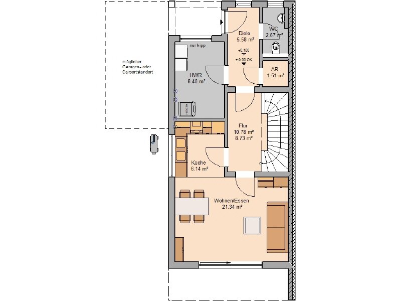 Doppelhaushälfte zum Kauf provisionsfrei 660.900 € 4 Zimmer 112 m²<br/>Wohnfläche 450 m²<br/>Grundstück Junkerssiedlung Magdeburg 39128