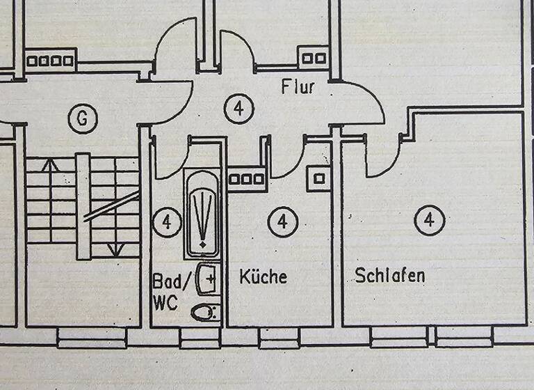 WG-Zimmer zur Miete 710 € 4 Zimmer 90 m² 4. Geschoss frei ab sofort Striesdorf Dolgen am See, Striessdorf 18299