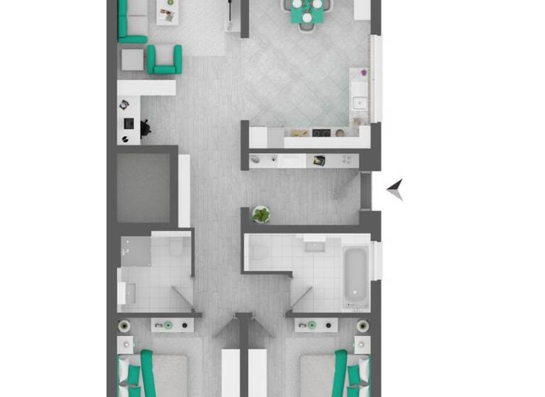 Wohnung zum Kauf 620.000 € 3,5 Zimmer 123,6 m² 1. Geschoss Bad Kohlgrub 82433