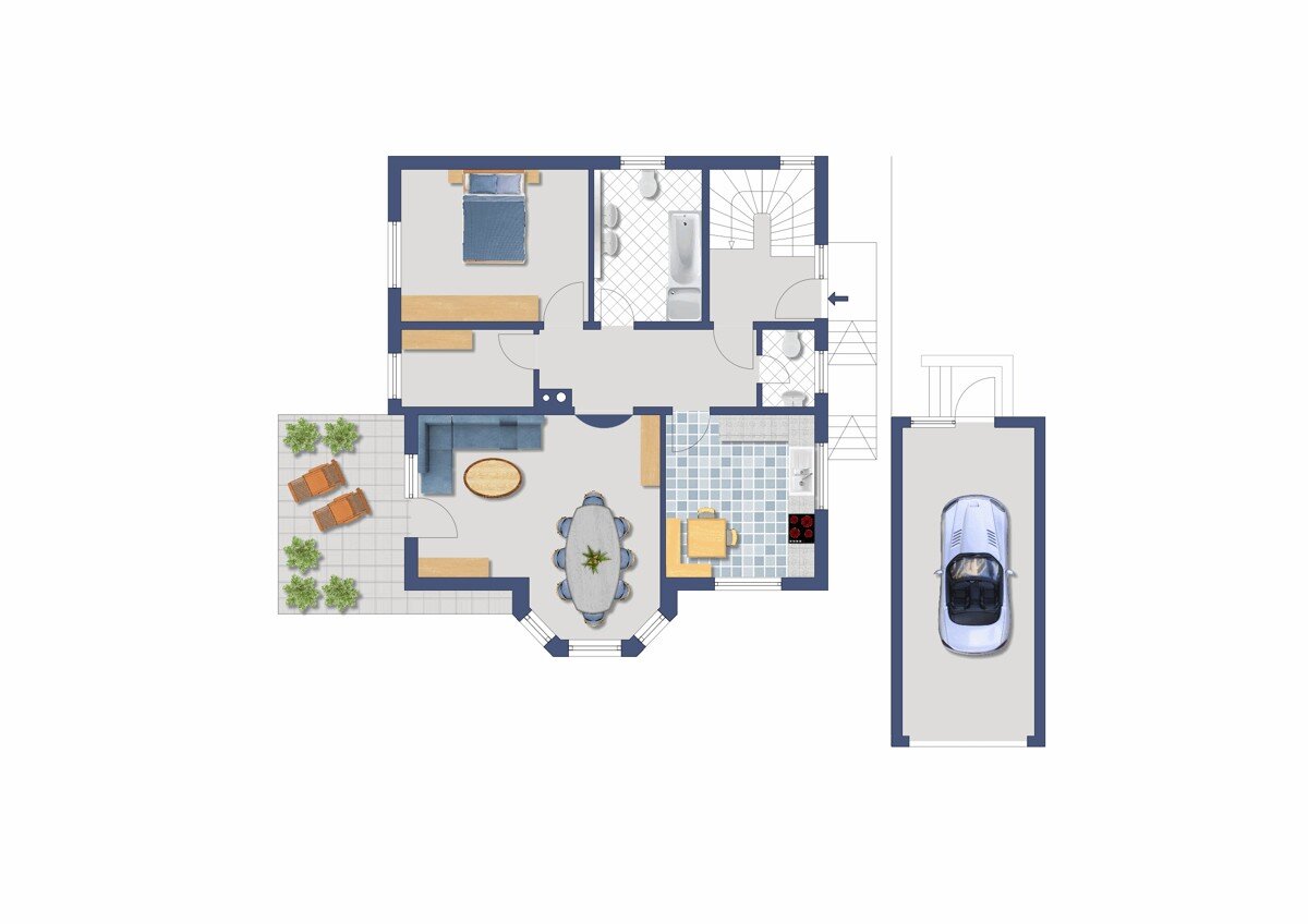 Mehrfamilienhaus zum Kauf 619.000 € 7 Zimmer 210 m²<br/>Wohnfläche 557 m²<br/>Grundstück Grombach Bad Rappenau / Grombach 74906