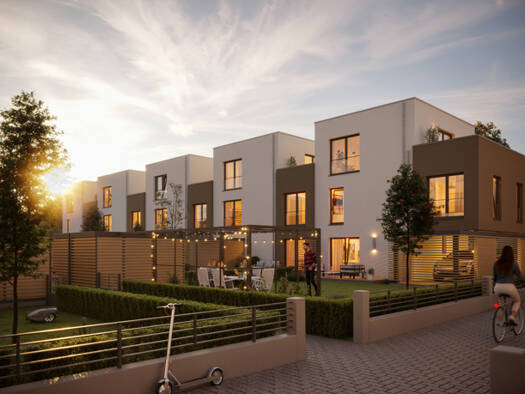Reihenendhaus zum Kauf - Erstbezug provisionsfrei 1.394.800 € 6 Zimmer 142,9 m² 333 m² Grundstück Kalbach-Riedberg Frankfurt am Main 60438