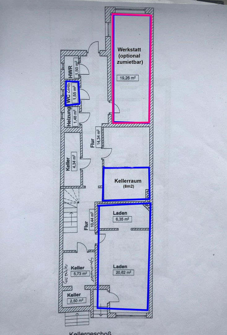 Bürofläche zur Miete provisionsfrei 470 € 27 m²<br/>Bürofläche Fedelhören 69 Ostertor Bremen 28203