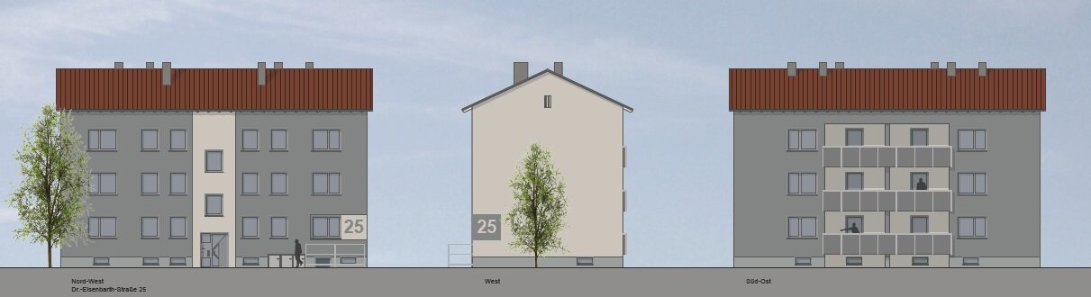 Wohnung zur Miete 500 € 3 Zimmer 65 m²<br/>Wohnfläche 1.<br/>Geschoss Dr.-Eisenbarth-Straße 25 Oberviechtach Oberviechtach 92526