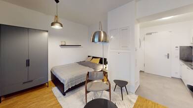 Wohnung zur Miete 1.035 € 1 Zimmer 32 m² EG Bockenheim Frankfurt am Main 60487