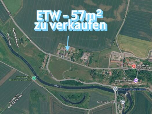 Wohnung zum Kauf 29.900 € 3 Zimmer 57 m² 2. Geschoss Theodor-Körner-Straße 20 Wendelstein Kaiserpfalz 06642