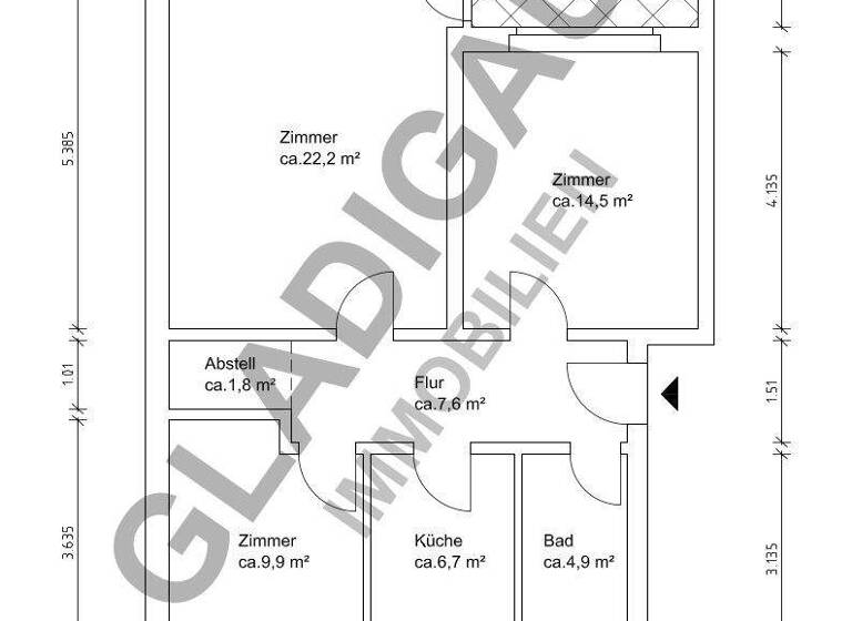 Wohnung zum Kauf 239.000 € 3 Zimmer 68,6 m² Rellingen 25462