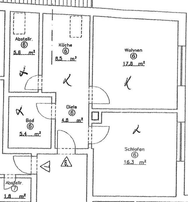 Wohnung zum Kauf 124.500 € 2 Zimmer 58 m²<br/>Wohnfläche 2.<br/>Geschoss Rauschendorf Königswinter 53639