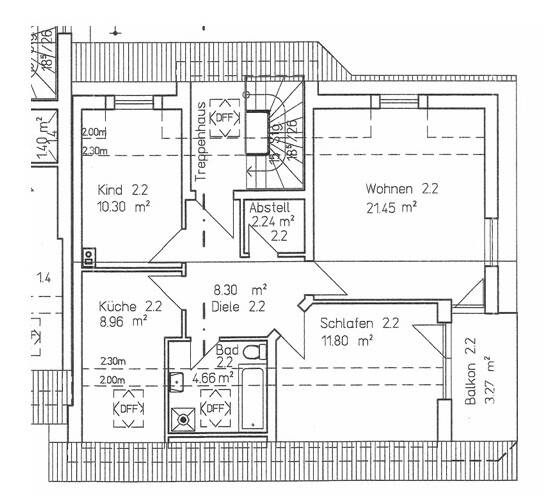 Wohnung zum Kauf 93.000 € 3 Zimmer 69,3 m²<br/>Wohnfläche 2.<br/>Geschoss ab sofort<br/>Verfügbarkeit Eisenberg Eisenberg 07607