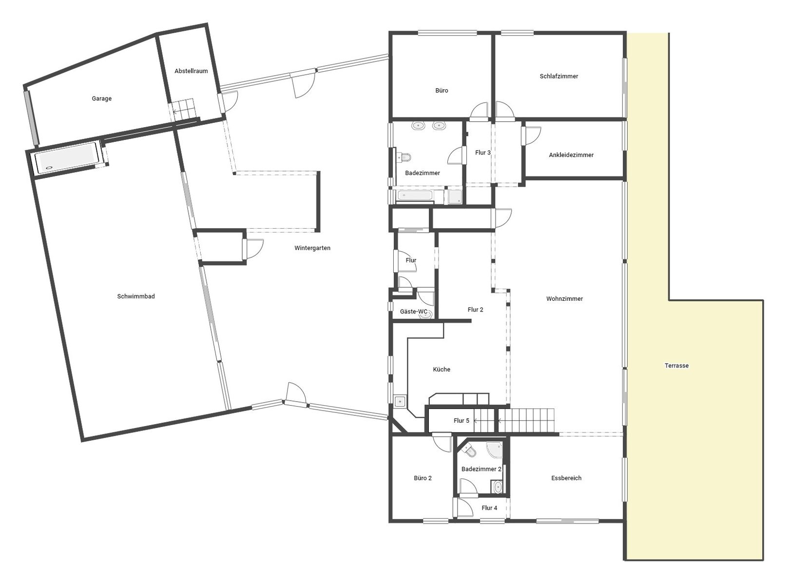 Villa zum Kauf 1.490.000 € 11 Zimmer 456,2 m²<br/>Wohnfläche 1.442,2 m²<br/>Grundstück Oberjesingen Herrenberg 71083