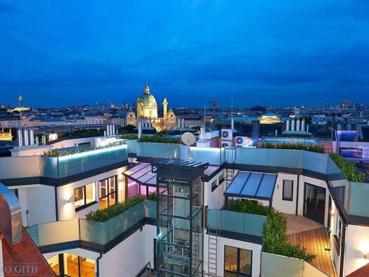 Penthouse zur Miete 5.431 € 4,5 Zimmer 208 m² 2. Geschoss Wien,Innere Stadt 1010