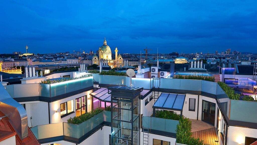 Penthouse zur Miete 5.431 € 4,5 Zimmer 208 m² 2. Geschoss Wien,Innere Stadt 1010