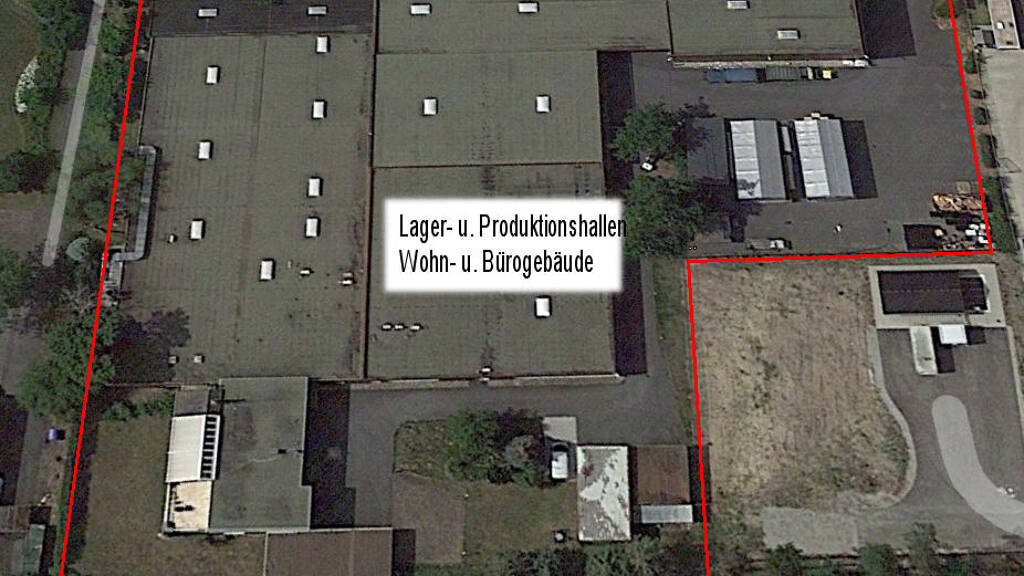 Gewerbeflächen mit Hallen und Büro-/Wohngebäude, Lippstadt-Bad Waldliesborn