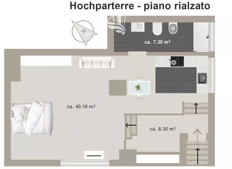 Studio zum Kauf 365.000 € 1 Zimmer 67 m² Bozen 39100
