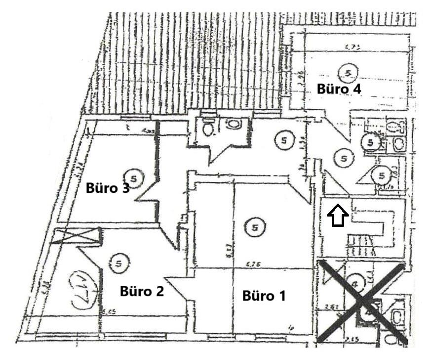 Bürofläche zur Miete 800 € 4 Zimmer 106 m²<br/>Bürofläche Schwarzenbek 21493