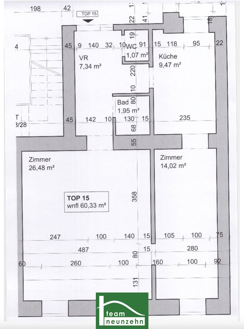 Wohnung zum Kauf 399.900 € 2,5 Zimmer 60,5 m²<br/>Wohnfläche 2.<br/>Geschoss ab sofort<br/>Verfügbarkeit Fugbachgasse 9 Wien 1020