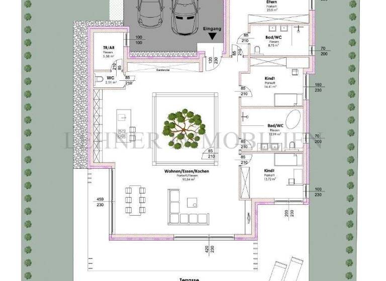 Bungalow zum Kauf - Erstbezug 1.278.000 € 4 Zimmer 171 m² 802 m² Grundstück Dobl 8143