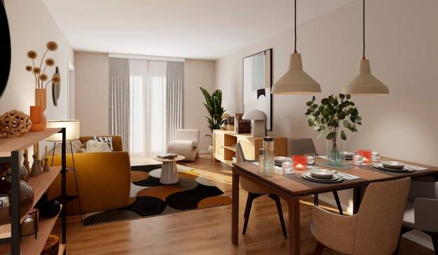 Wohnung zum Kauf - Neubau provisionsfrei 439.000 € 3 Zimmer 76,6 m² 2. Geschoss frei ab 01.08.2027 Lichtenrader Damm 229 Lichtenrade Berlin 12305