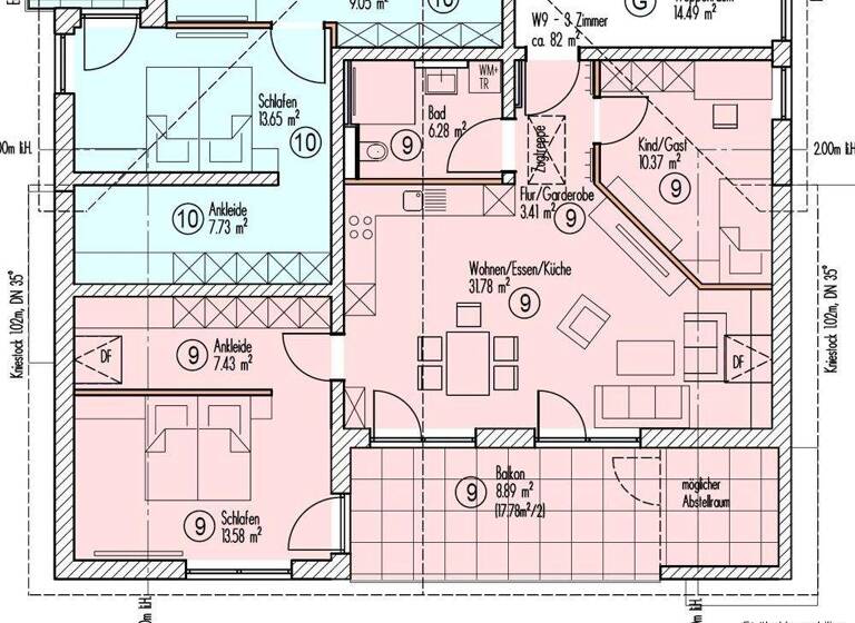Wohnung zum Kauf 310.000 € 3,5 Zimmer 81,8 m² Schrozberg 74575