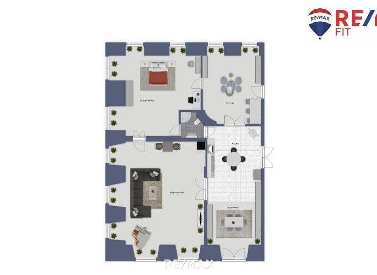 Wohnung zur Miete 1.364 € 3 Zimmer 143 m² Hofkirchen an der Trattnach 4716