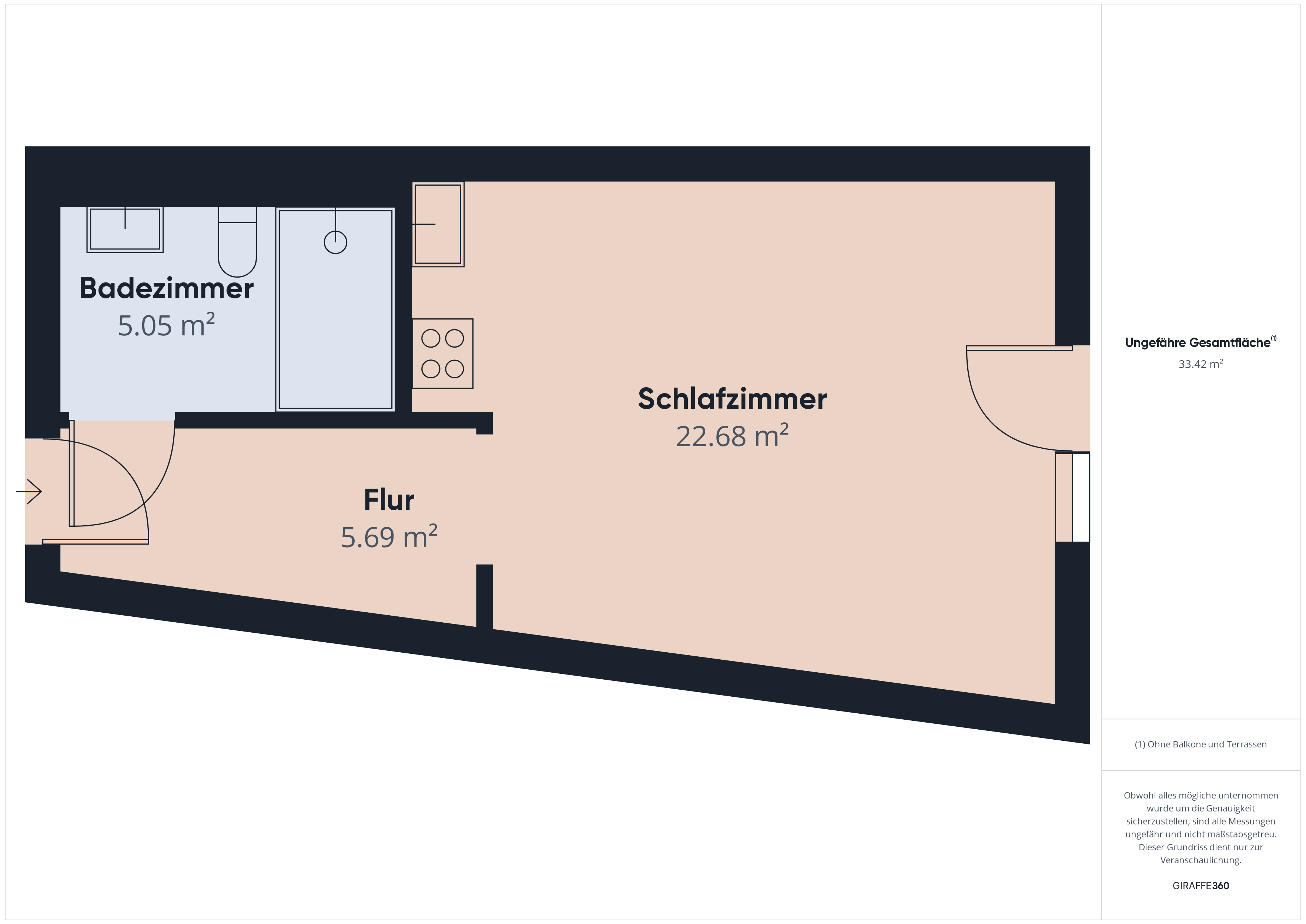 Wohnung zur Miete 609 € 1 Zimmer 28,4 m²<br/>Wohnfläche EG<br/>Geschoss 01.01.2025<br/>Verfügbarkeit Gummersbacher Straße 31b Deutz Köln 50679