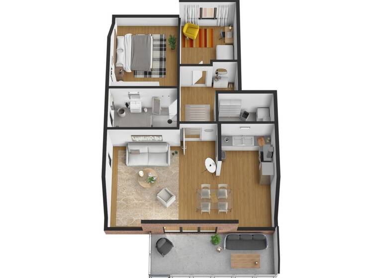 Wohnung zum Kauf - Erstbezug 349.900 € 3 Zimmer 83,7 m² frei ab sofort An der Reitbahn 15b Brinkum Stuhr 28816