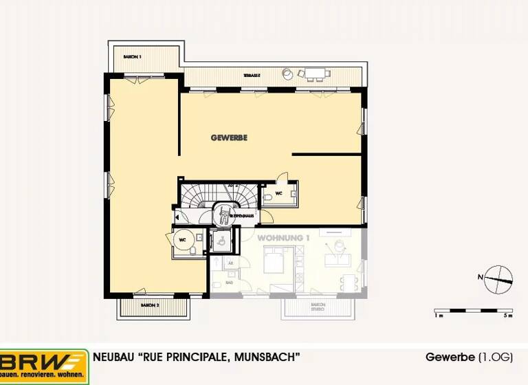 Laden zum Kauf provisionsfrei 1.560.000 € Münsbach 5366