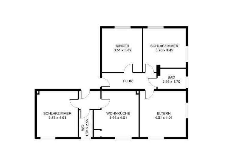 Wohnung zur Miete 520 € 4 Zimmer 84 m² 1. Geschoss frei ab sofort Duingen 31089