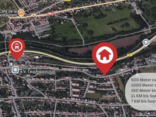 Grundstück zum Kauf 1.969 m² Grundstück Kleinblittersdorf 66271