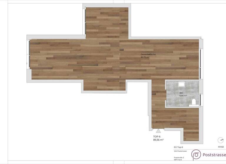 Büro zur Miete - Erstbezug 14 € Hard 6971