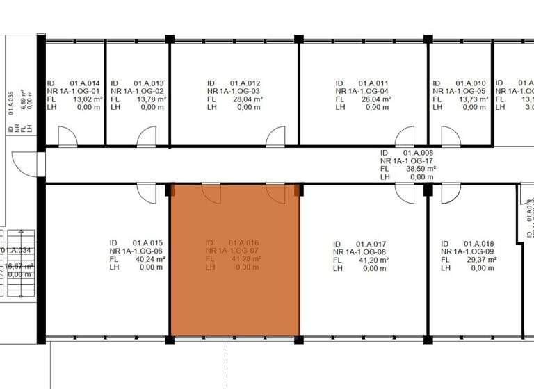 Bürofläche zur Miete 7,40 € 41,3 m²<br/>Bürofläche Weinheimer Straße 62 - 64 Käfertal Mannheim 68305