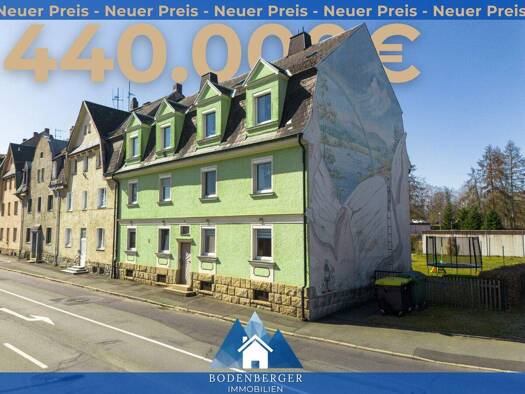 Mehrfamilienhaus zum Kauf als Kapitalanlage geeignet 440.000 € 12 Zimmer 330 m² 1.431 m² Grundstück Selb 95100