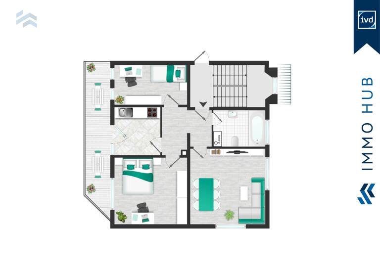 Wohnung zum Kauf 149.000 € 3 Zimmer 71,5 m²<br/>Wohnfläche 1.<br/>Geschoss Paunsdorf Leipzig 04328