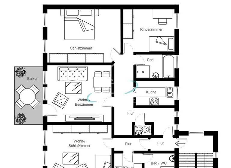 Wohnung zum Kauf 299.000 € 4 Zimmer 110,3 m² Öhringen 74613