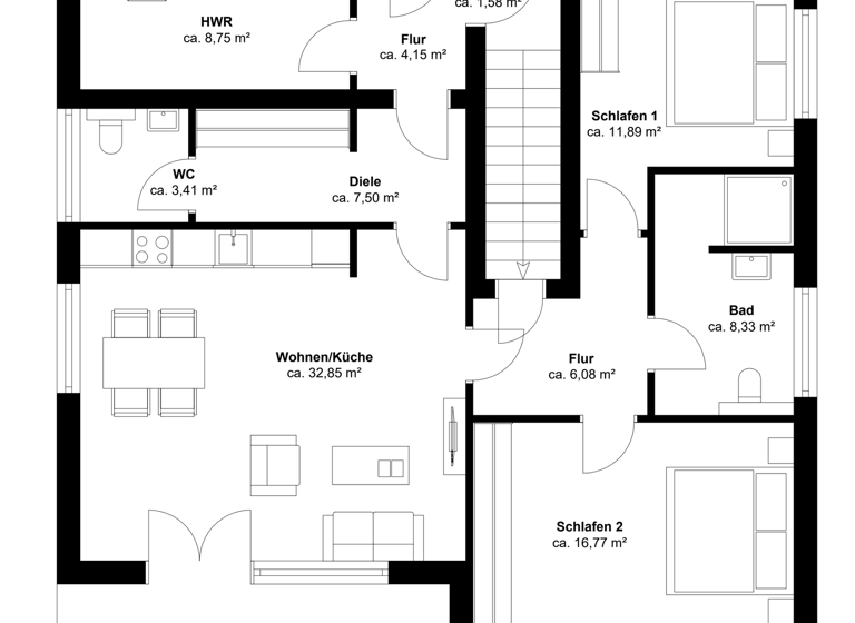 Einfamilienhaus zum Kauf 950.000 € 6 Zimmer 189 m² 373 m² Grundstück Binz Ostseebad Binz 18609
