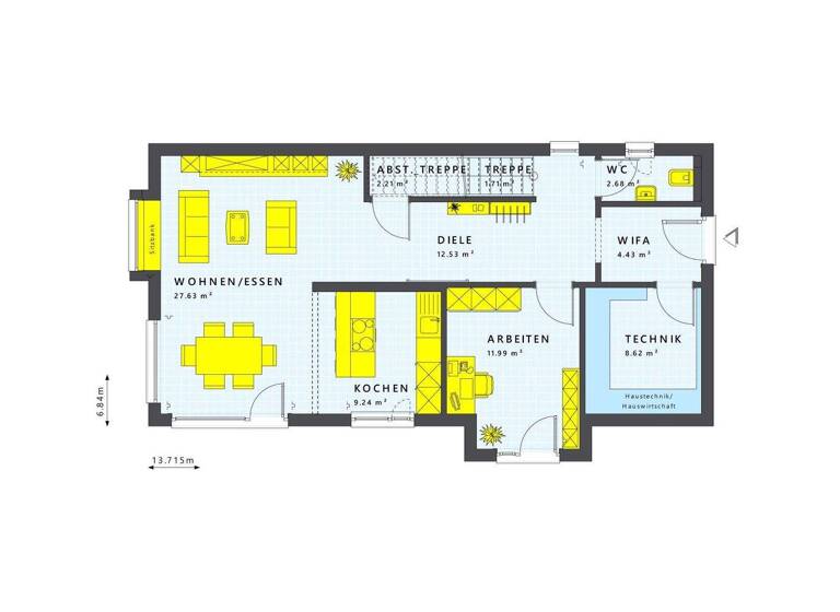 Einfamilienhaus zum Kauf 656.036 € 5 Zimmer 156 m² 533 m² Grundstück Hain-Gründau Gründau 63584