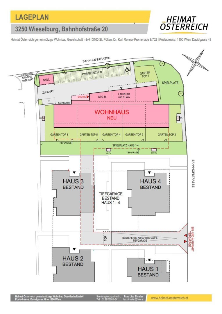 Wohnung zur Miete 949 € 4 Zimmer 84,4 m²<br/>Wohnfläche 3.<br/>Geschoss Bahnhofstraße Wieselburg 3250