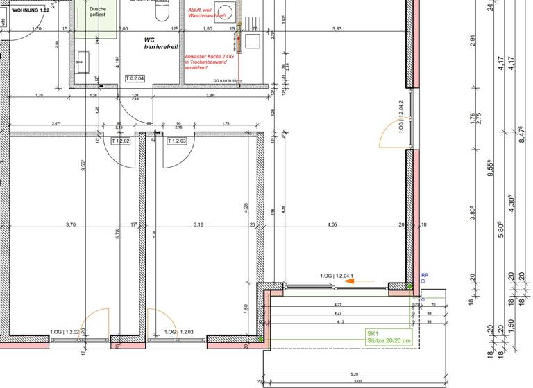 Wohnung zur Miete - Erstbezug 1.520 € 3 Zimmer 108 m² EG frei ab 01.05.2026 Scheckertstrasse 2 Zell am Main 97299