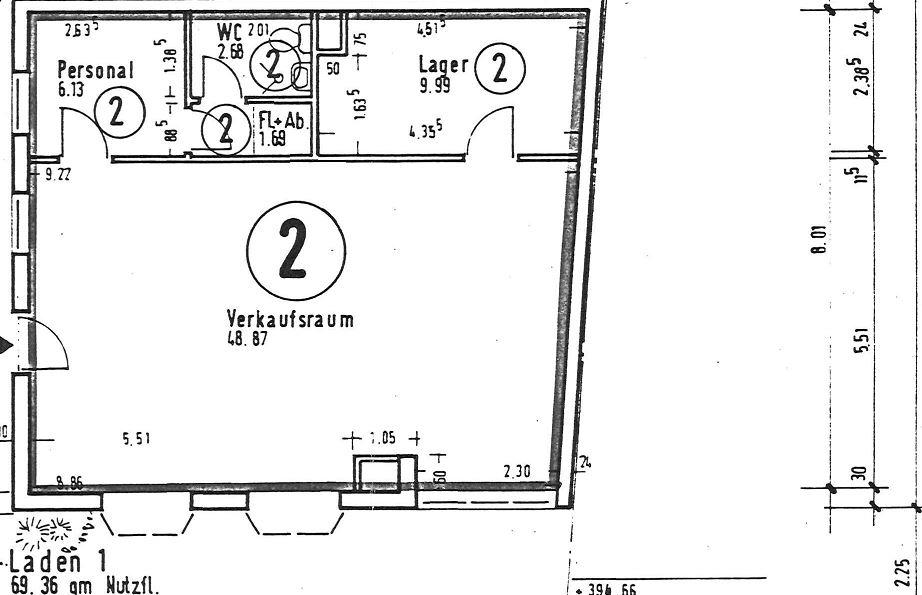 Verkaufsfläche zum Kauf als Kapitalanlage geeignet 169.000 € 69 m²<br/>Fläche Bonlanden Filderstadt 70794