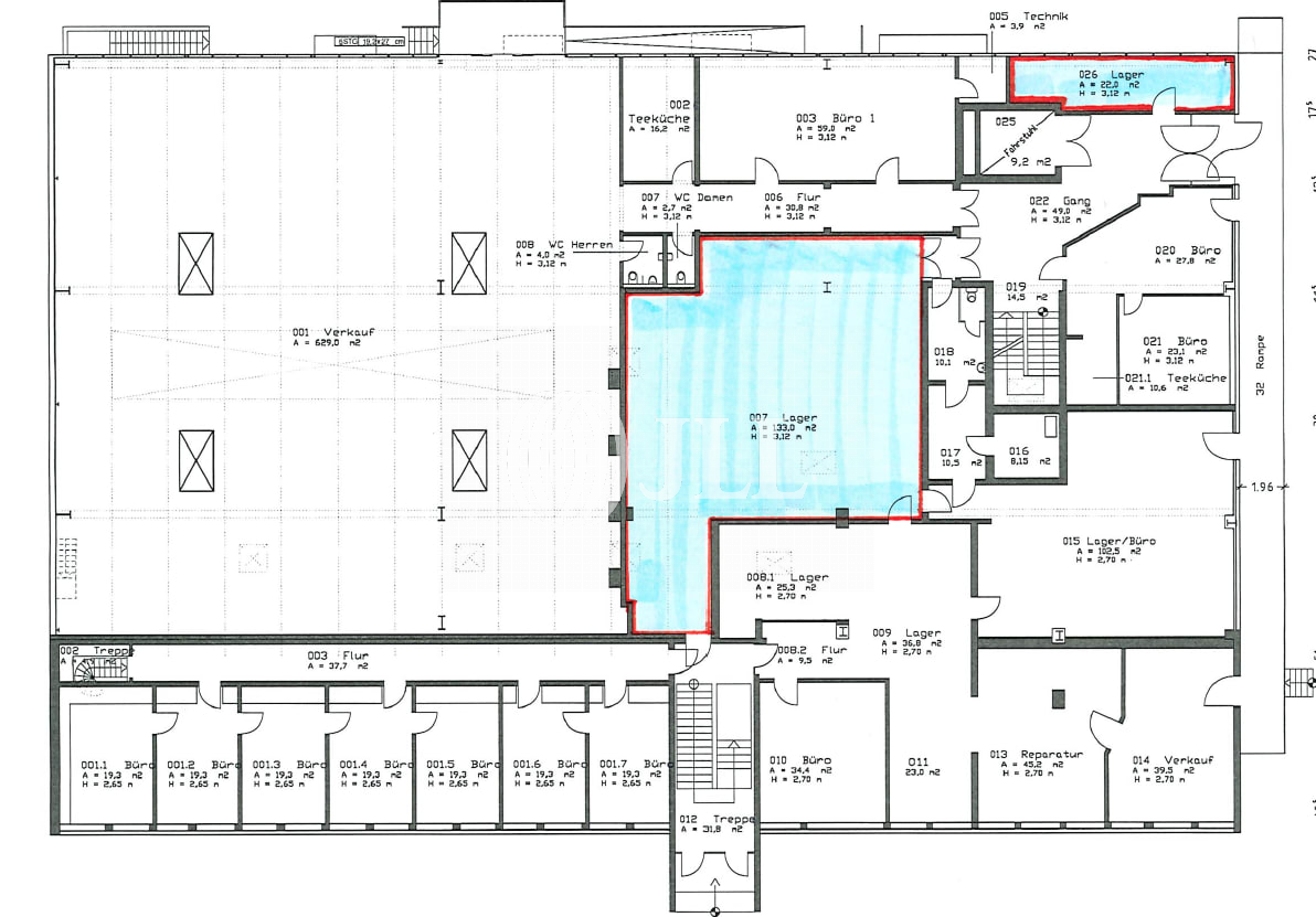 Lagerhalle zur Miete provisionsfrei 6,50 € 1.027 m²<br/>Lagerfläche ab 22 m²<br/>Teilbarkeit Ehrenfeld Köln 50825